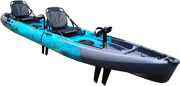 9.5ft Modular Raider Pedal Fishing Kayak, Propeller Drive